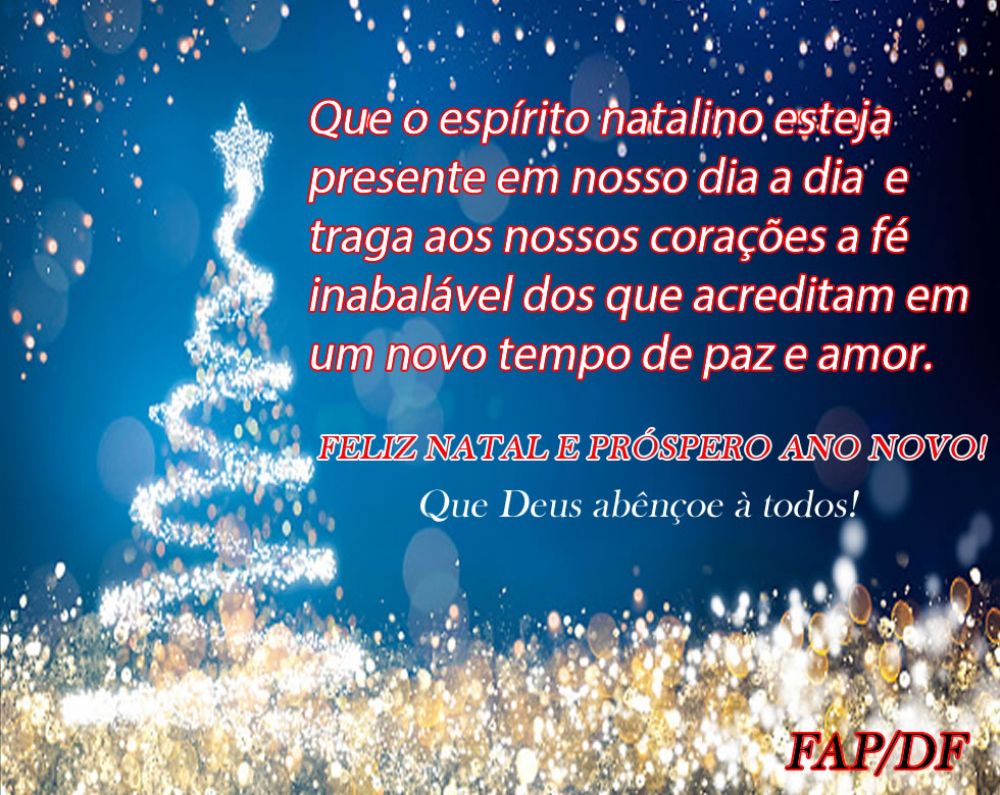 Feliz Natal e Prspero Ano Novo