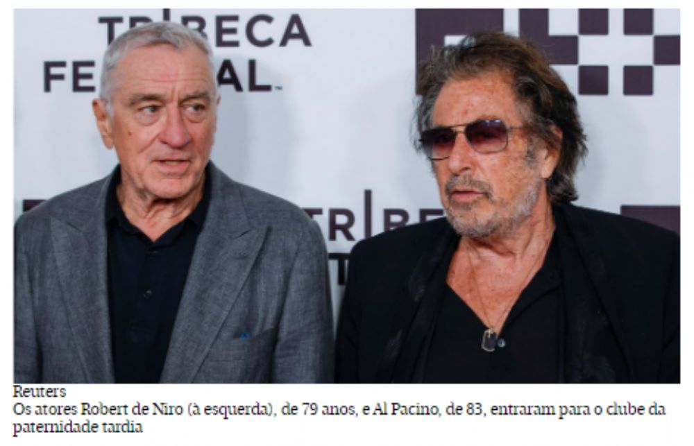 Al Pacino e Robert de Niro so pais depois dos 75 anos: a paternidade tardia traz riscos?