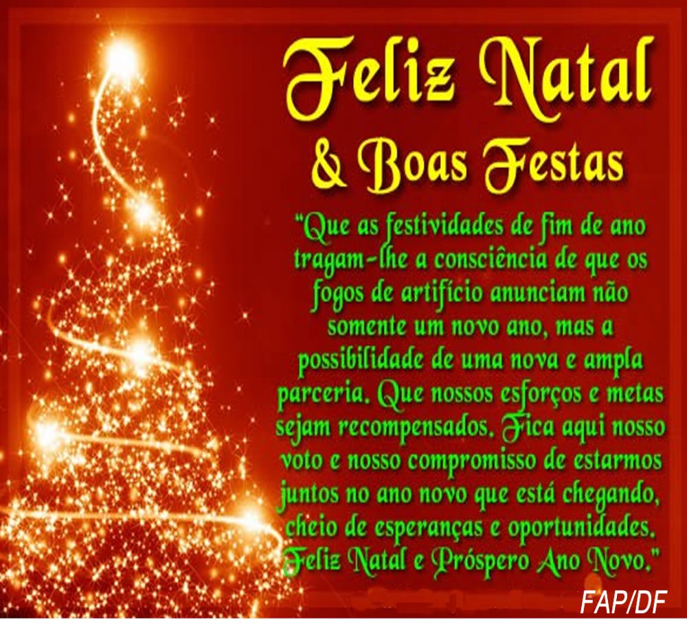 Feliz Natal e Prspero Ano Novo